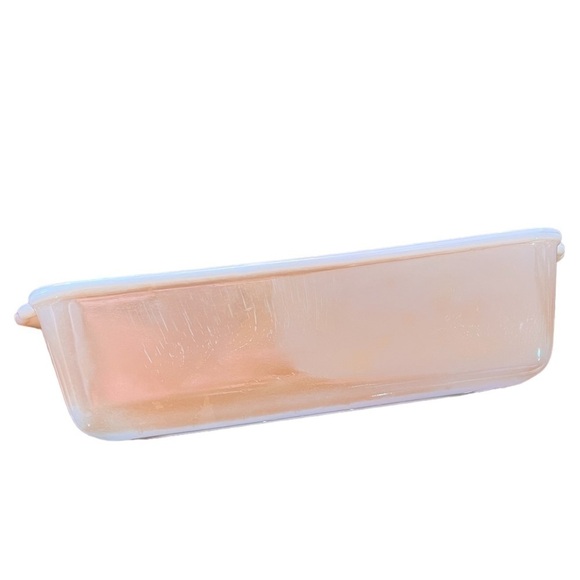 Vintage Fire King Peach Lustre Loaf Pan 50’s/60’s - Picture 1 of 6